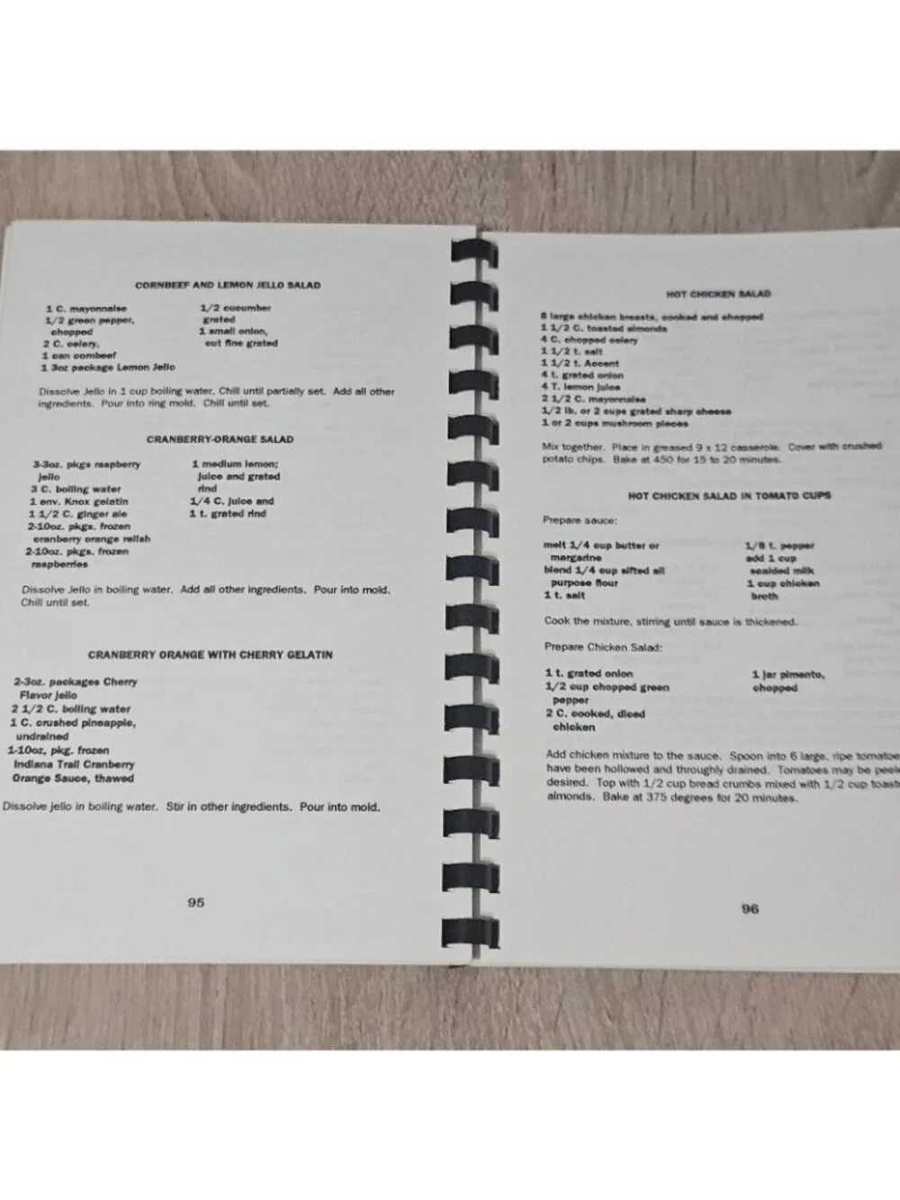 Mrs K's Classics Spiral Bound Cookbook Vintage